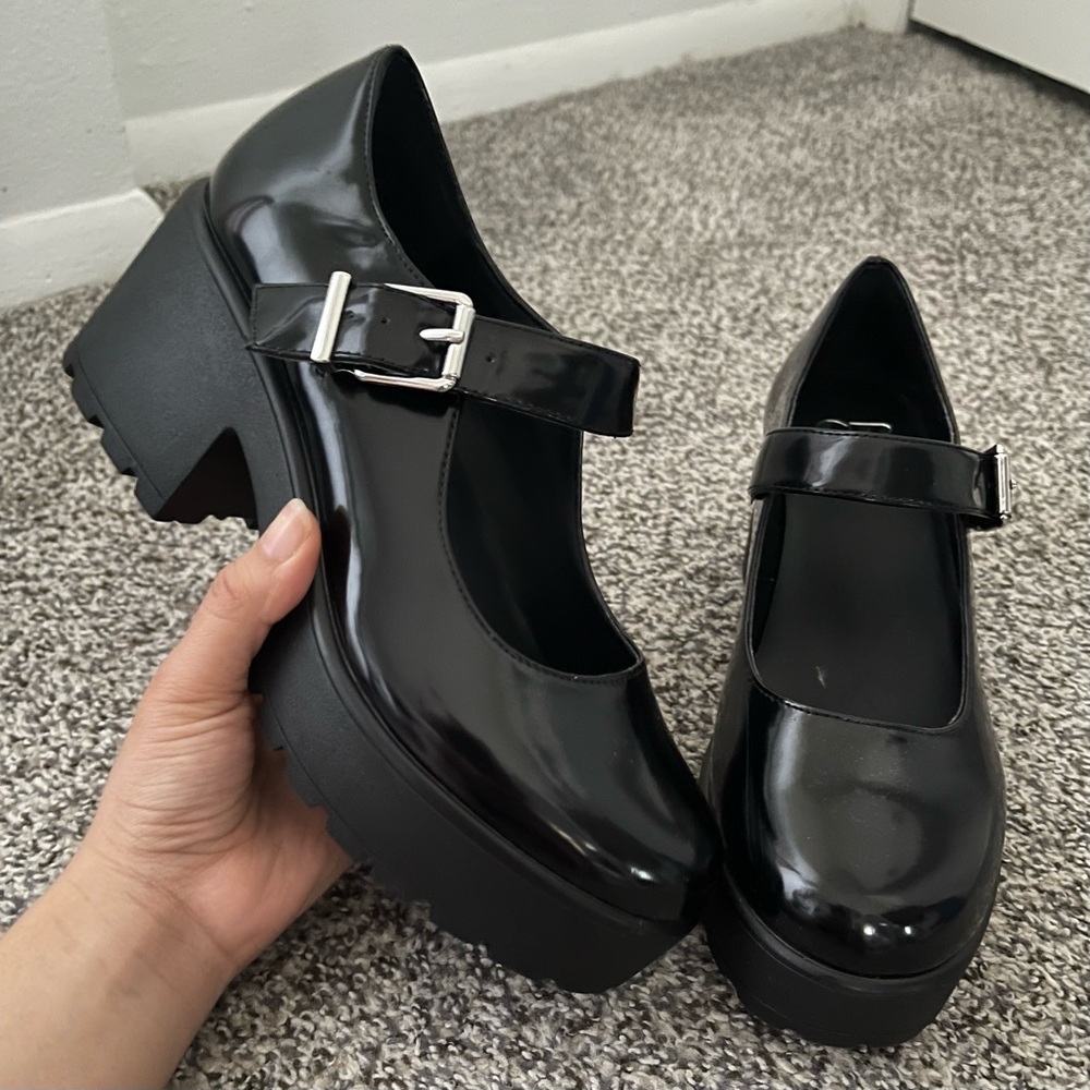 GB Platform Mary Janes